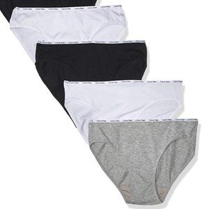 Women's cotton elastic bikini underpants 5-Pack